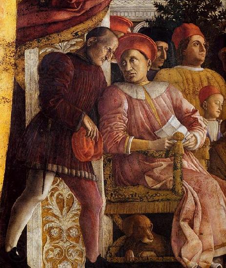 Andrea Mantegna The Court of Gonzaga Spain oil painting art